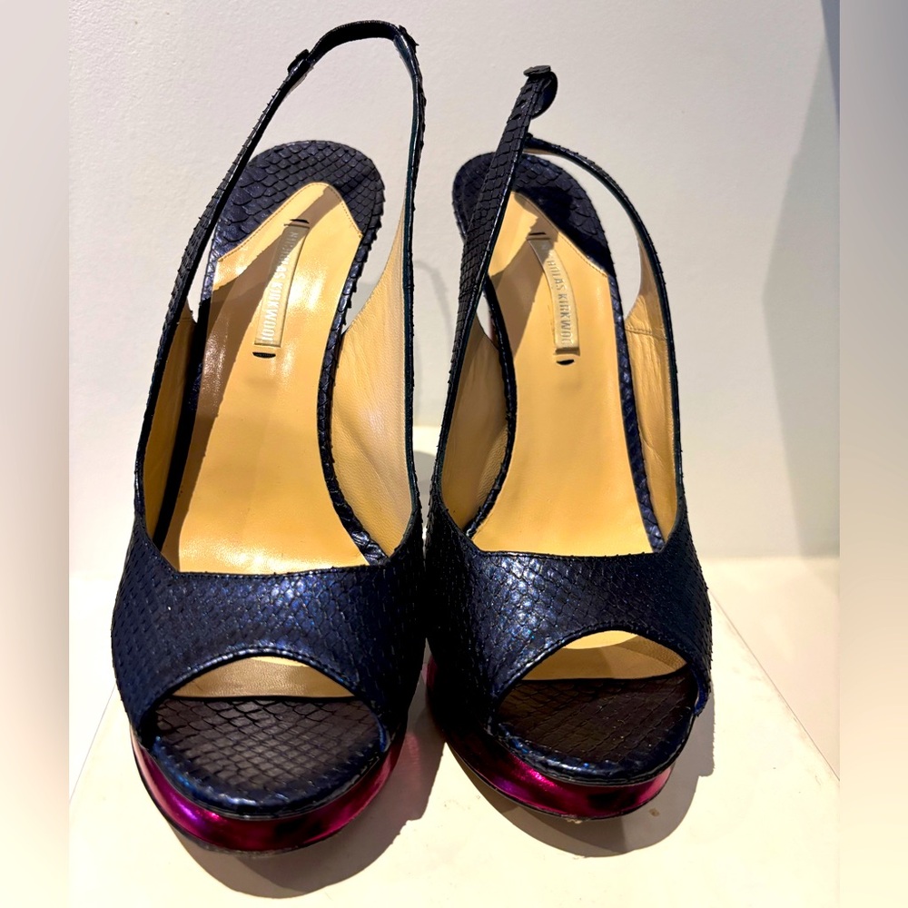 Nicholas Kirkwood tri-color shoes